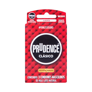 Prudence Clasico (Condones) c/3 condones