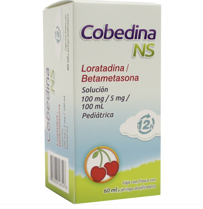 Cobedina NS Pediatrica (Loratadina/Betametasona) 100/5mg/100 mL