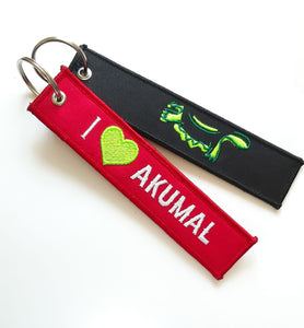 Our Firts Keychain -  " I love Akumal " (limited edition)