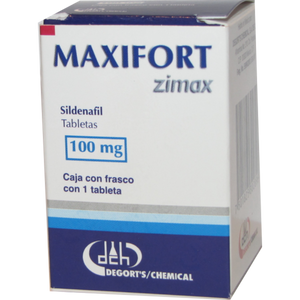 Maxifort Zimax (Sildenafil) c/ 1 tableta