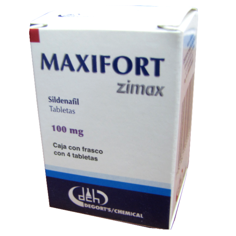 Maxifort Zimax (Sildenafil) c/4 tabletas