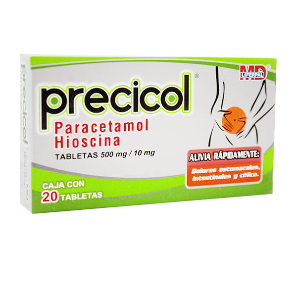 Precicol Precicol (Paracetamol/Hioscina) – Online Akumal Pharmacy