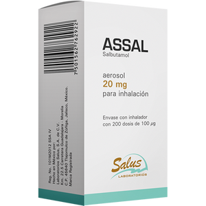 Assal (Salbutamol) Aerosol 20 mg